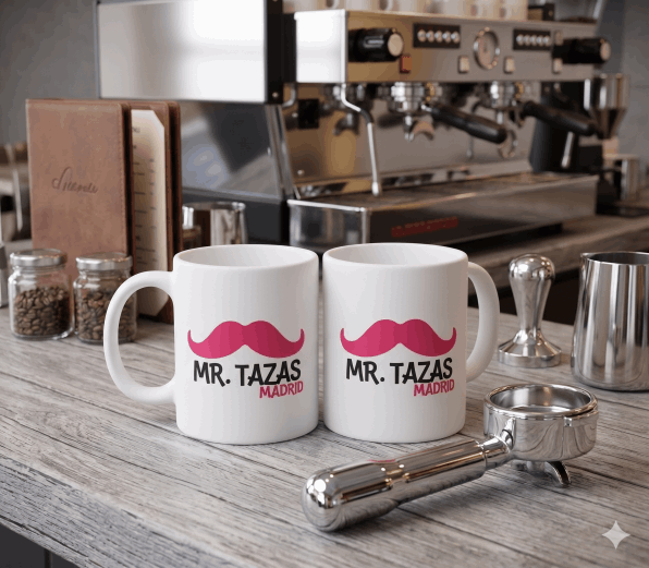 Tazas cerámicas mate personalizadas de alta calidad aptas para oficinas y eventos de empresa
